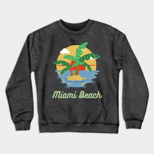 Miami beach Crewneck Sweatshirt